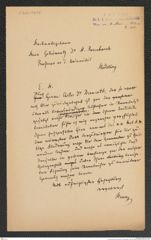 k.k. naturhistorisches Hofmuseum, Intendanzakten 1885-1896 (Hauer), Aktenzahl Z.305/1891, Seite 1